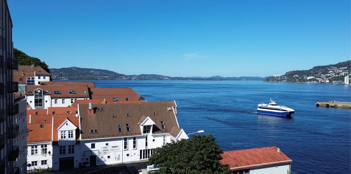 Utsikt mot byfjorden